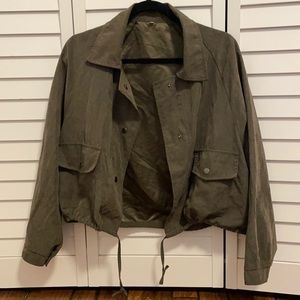 Olive green jacket medium
